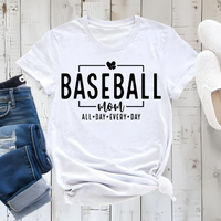 Baseball Mom All Day Graphic Tee