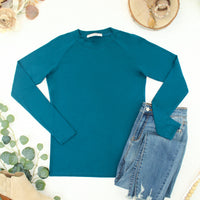 IN STOCK Blair Long Sleeve Top - Teal