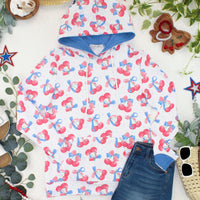IN STOCK Hailey Pullover Hoodie - Patriotic Cherries