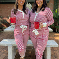 Candy Striped Pajama Pants Set