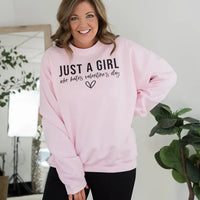 Girl Who Hates Valentines Crewneck