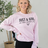 Girl Who Hates Valentines Crewneck