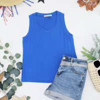 IN STOCK Noelle Tank - Blue