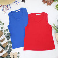 IN STOCK Noelle Tank - Red