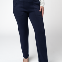 IN STOCK Luxe Ankle Bottoms- Navy