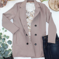 IN STOCK Scarlett Sweater Jacket - Mocha