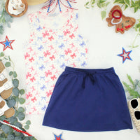 IN STOCK Serena Luxe Skort - Navy