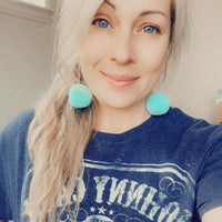 Pom Earrings