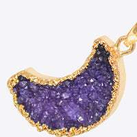 Moon Druzy Pendant
