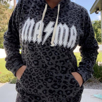 MAMA leopard hoodie