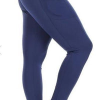 Solid workout leggings