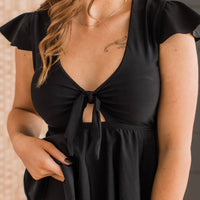 Beachside Beauty Peplum Tankini top