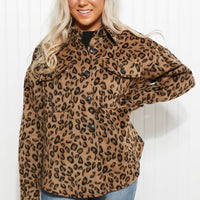 Jodifl Driving Me Wild Full Size Run Leopard Jacket