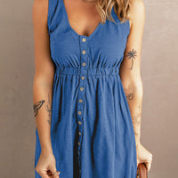 Magic Sleeveless Slit Dress