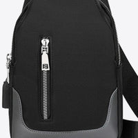 PU Leather Waterproof Sling Bag