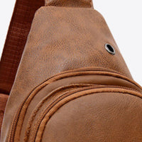 Large Capacity Sling Bag with USB Design