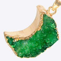 Moon Druzy Pendant