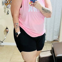 Black harem Shorts by Anchored Arrows