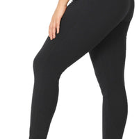 Brushed leggings with WIDE waistband & Pockets!