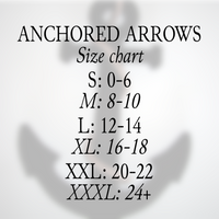 Anchored Arrows Biker Shorts