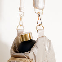 Gotcha Girl Puffer Tumbler Tote in Gold