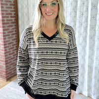 A Hint of Snow Sweater