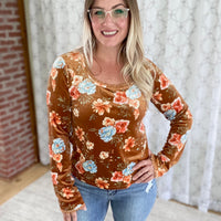 Simply Enchanted Top in Brown
