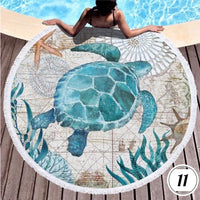 Round Beach Towel- LARGE