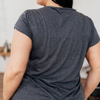 It's Elemental Lace Trim V-Neck Top