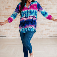 Little Lovely Blouse in Tie Dye