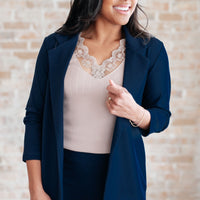 Magic 3/4 Blazer in Navy