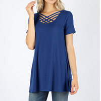 criss cross tee