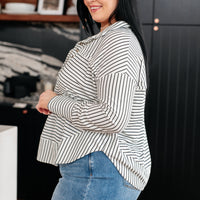 Striped Serendipity Pullover