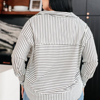 Striped Serendipity Pullover