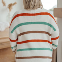 Walk The Line Cable Knit Cardigan