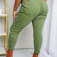 Judy Blue Full Size Drawstring Waist Pocket Jeans