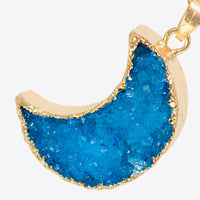 Moon Druzy Pendant