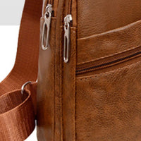 Large Capacity Sling Bag with USB Design
