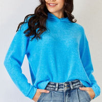 Zenana Full Size Long Sleeve Cozy Hoodie