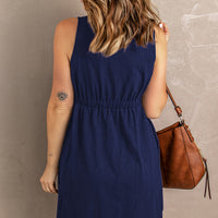 Magic Sleeveless Slit Dress