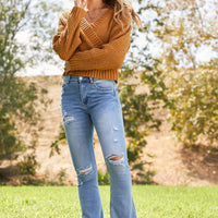 HYFVE Cuddle Weather Surplice Sweater