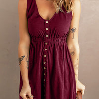 Magic Sleeveless Slit Dress