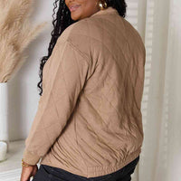 Heimish Full Size Zip-Up Jacket with Pockets