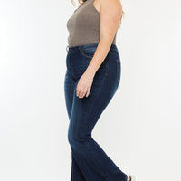 Kancan Full Size Mid Rise Flare Jeans