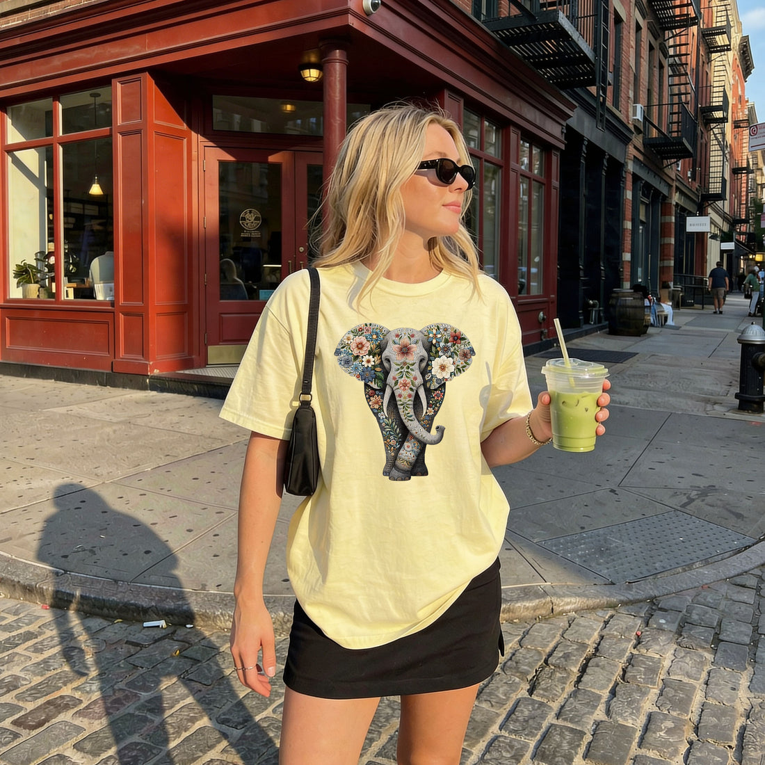 Mosaic Elephant Tshirt