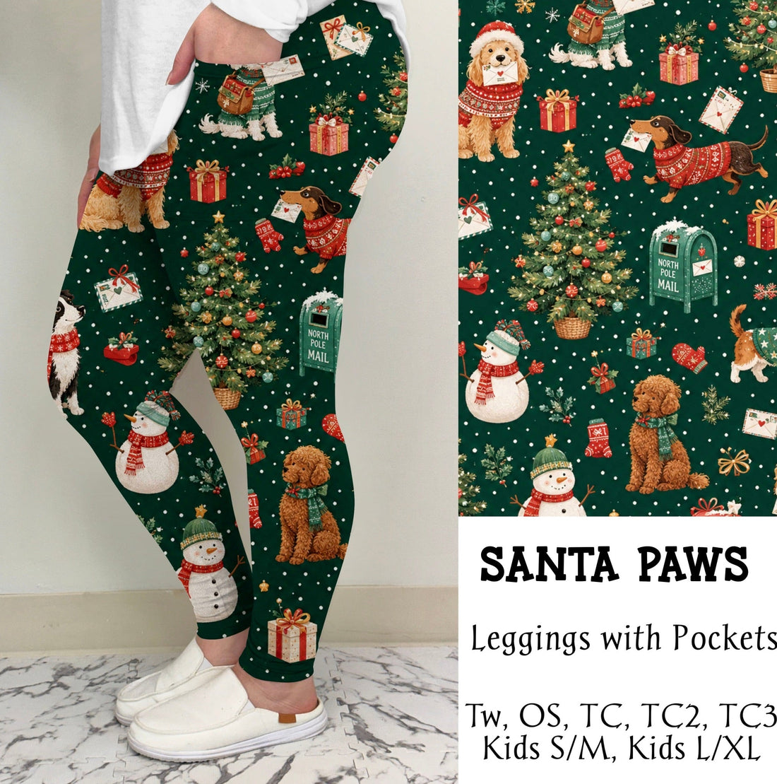 Santa Paws Leggings/Joggers | Run Ends 9/8 | ETA 42 days