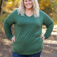 IN STOCK Larissa Long Sleeve - Evergreen