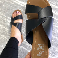 Diving In Scuba Sandals in Black