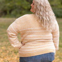 IN STOCK Cozy Striped Sweater - Mustard FINAL SALE