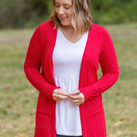 IN STOCK Classic Cardigan - Red